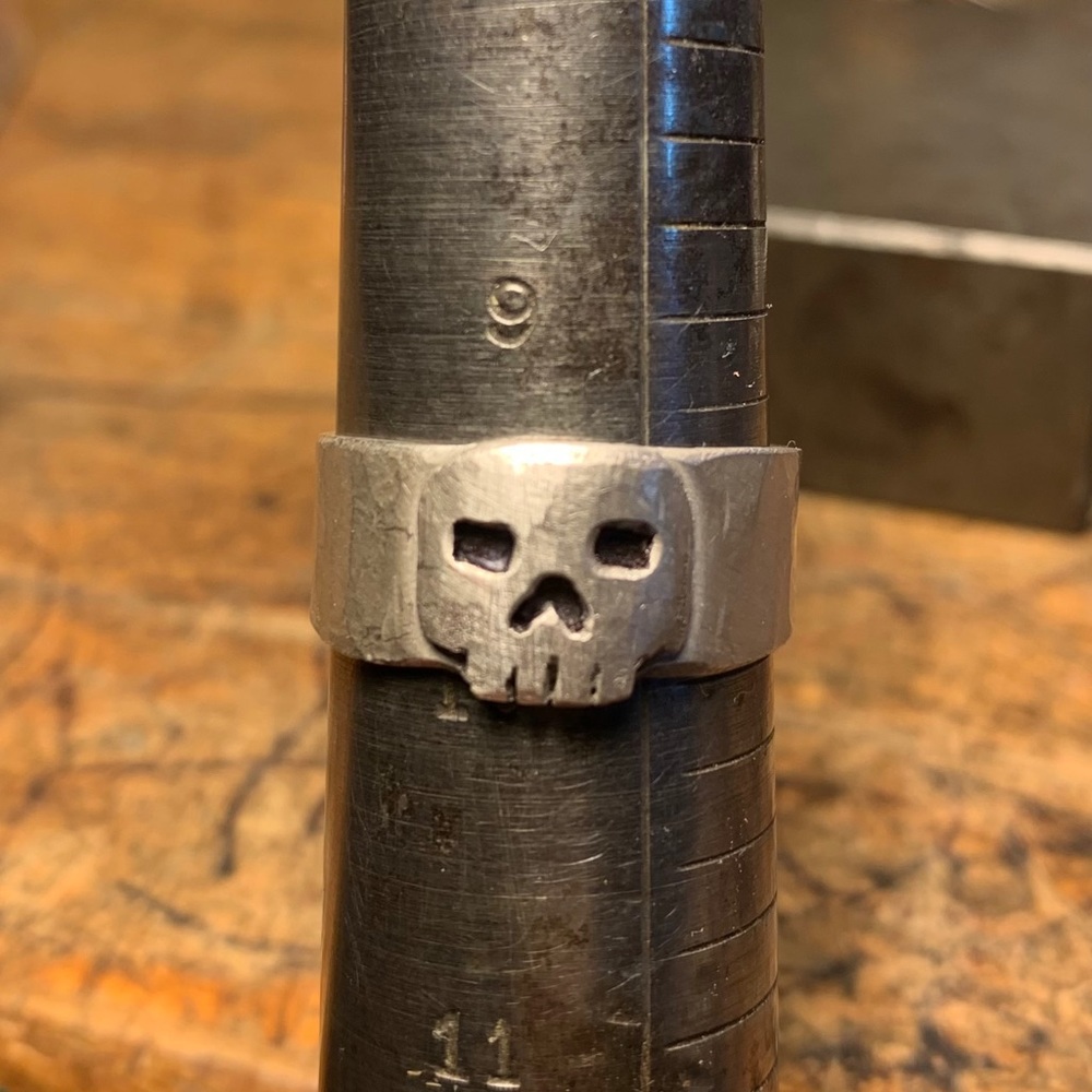 Small skull ring